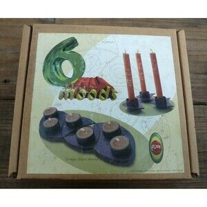 Vintage 6 Moods 6 Piece Candle Holders Pure Design Canada Brutalist New in Box